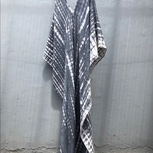 Long kaftan hand dyed